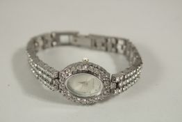 A TED BAKER DIAMANTE COCKTAIL WATCH. TB024WH. Boxed.