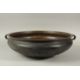 A LARGE 19TH CENTURY INDIAN OR SOUTH EAST ASIAN BRONZE TWIN HANDLE URLI, 59cm diameter. *Note: a - Image 3 of 6