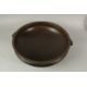 A LARGE 19TH CENTURY INDIAN OR SOUTH EAST ASIAN BRONZE TWIN HANDLE URLI, 59cm diameter. *Note: a - Image 5 of 6