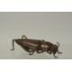 A BRONZE OKIMONO OF A GRASSHOPPER, 8.5cm long. - Image 1 of 3