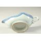 A 19TH CENTURY CHINESE BLUE AND WHITE PORCELAIN SAUCE BOAT, the interior decorated with flora, 23. - Image 4 of 4