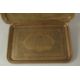 TWO 19TH CENTURY PERSIAN QAJAR ENGRAVED BRASS TRAYS, one depicting seated figures and musicians, the - Image 3 of 3