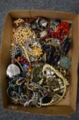 Large quantity of costume jewellery.