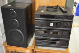 A Sony hi-fi system.