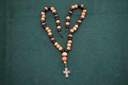 A rosary.