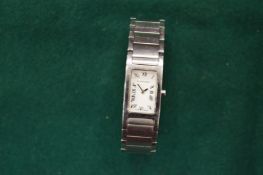 A Burberry stainless steel wristwatch.