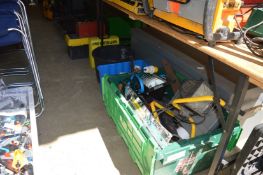 A large quantity of miscellaneous tools.