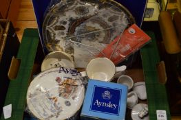 Aynsley china to include Royal Commemorative items.