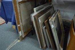 A large quantity of paintings depicting figure subjects, landscapes etc.