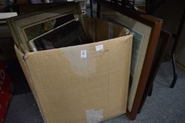 A quantity of paintings and prints.