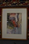 P M Pearce, a collection of three watercolours, each signed together with a 19th century watercolour