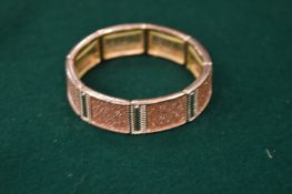 A diamante bracelet.