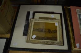 Three photographic prints, Indian subjects and others.