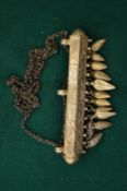 A small Islamic silver prayer box.