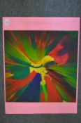 After Damien Hirst, a spin picture, unframed.
