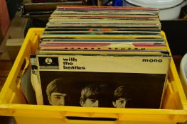 A quantity of LP and other records to include With The Beatles, mono recording, The Revolver album