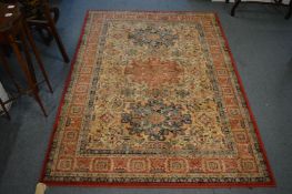 A machine made Persian style rug 185cm x 133cm.