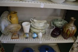 Decorative and household china and glass.