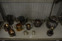 A small group of plated wares.