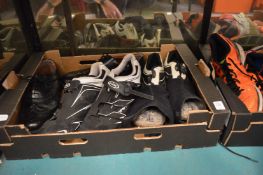 A quantity of old trainers etc.