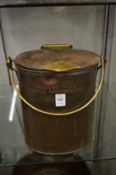 A milk collecting bucket for H C Graves, Rectory Farm, Little Chesterford.