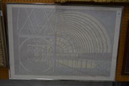 Ben Johnson, Crystal Palace, screen print, limited edition 97/200 together with the accompanying