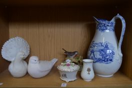 A quantity of decorative china.