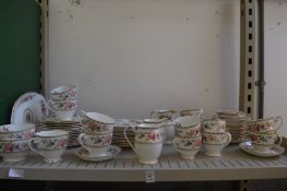 A quantity of Royal Grafton Malvern tea ware plates etc.