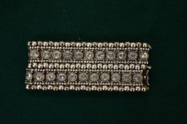 A diamante bracelet.