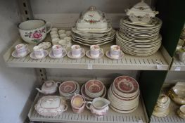 Various part dinner services etc.