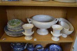Wedgwood flower vases and bowls etc.
