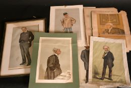 A collection of eighteen 'Spy' caricatures of figures of the day, (18).