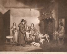 Ward after Morland, 'Inside of a Country Alehouse', mezzotint, 18
