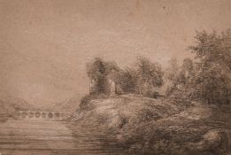 C S (19th Century English School) - Pencil drawing - 
