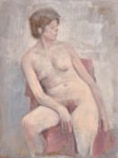 Georges Weissbort (1928-2013), a collection of three life studies, oil on board, each around 10