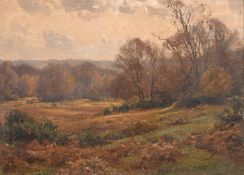 Frederick Golden Short (1863-1936), A New Forest View, oil on canvas, 11