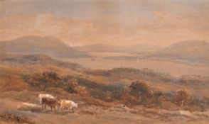 Edward Tucker (1830-1908), 'Windermere', a landscape view, 8.5
