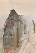 Judy Parker, Circa 1984, 'Ruin', oil on canvas, signed, 35.5