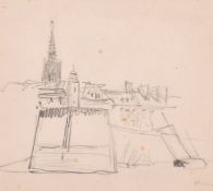 Frank Lewis Emanuel (1866-1948) - Three pencil drawings - 