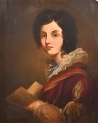 J. Jackson, 19th Century, portrait of Catherine Stephens, countess of Essex, oil sketch on canvas,