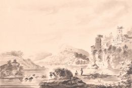 Attributed to George Jones (1786-1869) - Watercolour - Gateway to the Bishop's Palace, Wells, 4.