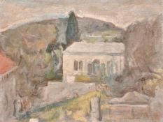 Georges Weissbort (1928-2013), a collection of five landscape views, oil, each around 10