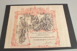 A/CORPORAL WALTER PRITCHARD 7672. COLDSTREAM GUARDS. Honourable discharge 22nd March 1919.