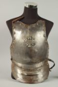 A LATE 18th CENTURY GERMAN TWO PIECE ARMOUR.