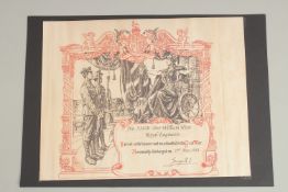 DRIVER WILLIAM HIRST 51420. ROYAL ENGINEERS. Honourable Discharge 25th May 1918.