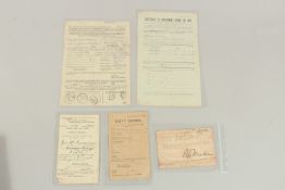 PTE JAMES W. WILKINSON 231280. ROYAL ARMY SERVICE CORPS. 141 FIELD AMBULANCE. DUTY ORDERS, WAR