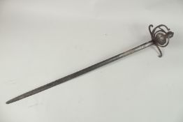 A ST AUGUSTINE FLORIDA, CIRCA. 1600 SWORD. 1m long. Excavated about 1940.