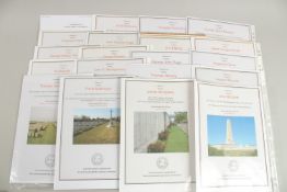 TWENTY MEMORIAL SCROLLS M to S, with paperwork.