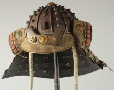 A GOOD JAPANESE HELMET, 17th - 18th Century.