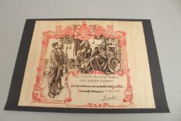 PTE JOSEPH RODGERS 12/1429. EAST YORKSHIRE REGIMENT. Honourable Discharge 8th May 1916.